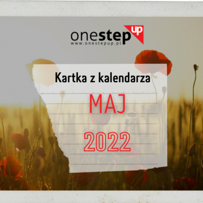 Kartka z kalendarza Maj 2022